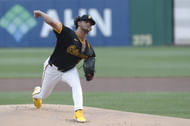 Take the over on Jared Jones (Imagn)